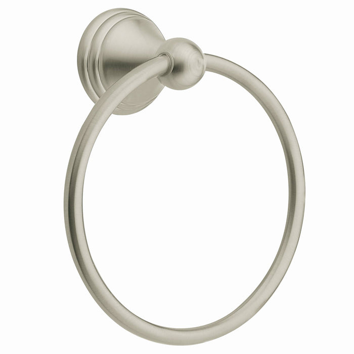 Moen DN8486BN Preston Towel Ring Brushed Nickel Finish