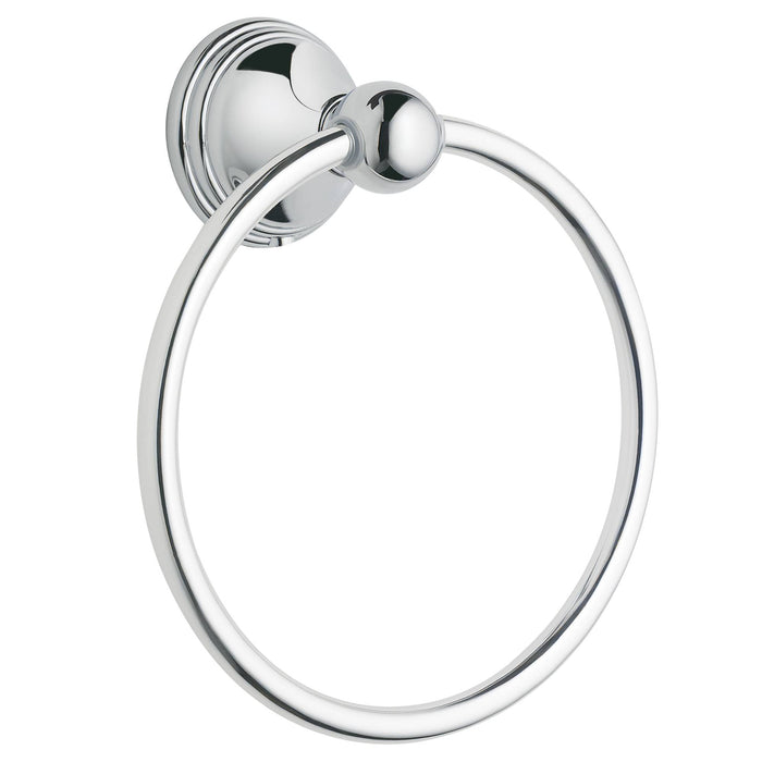 Moen DN8486CH Preston Towel Ring Bright Chrome Finish