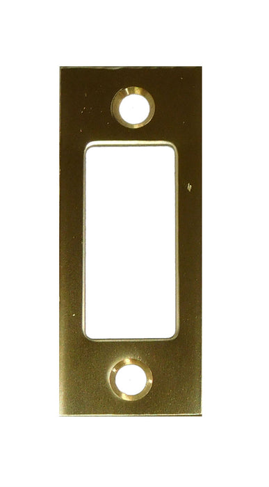 Don-Jo DS234605 1-1/8" x 2-3/4" Replacement Deadbolt Strike Bright Brass Finish