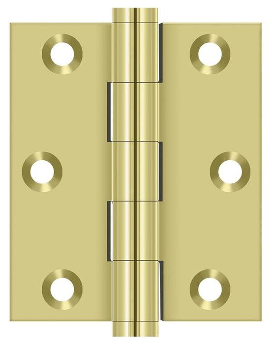 Deltana DSB3025U3 3" x 2-1/2" Screen Door Hinge; Bright Brass Finish