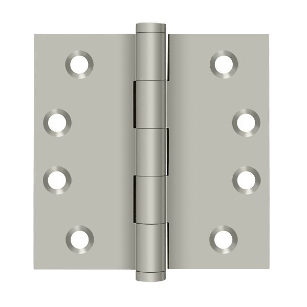 Deltana DSB415 4" x 4" Square Hinge; Satin Nickel Finish