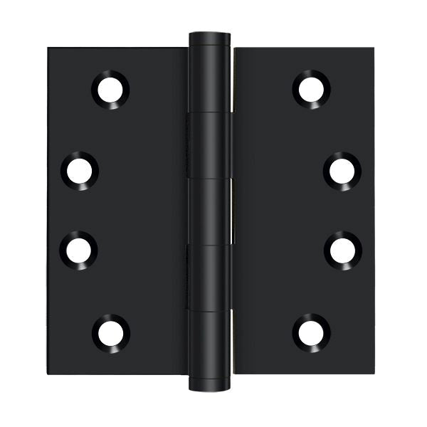 Deltana DSB419 4" x 4" Square Hinge; Black Finish