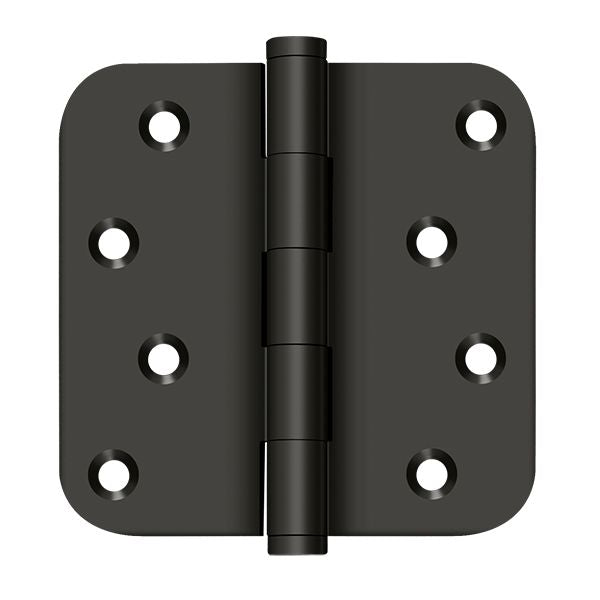 Deltana DSB4R510B-RZ 4" x 4" x 5/8" Radius Hinge / Zig-Zag; Oil Rubbed Bronze Finish