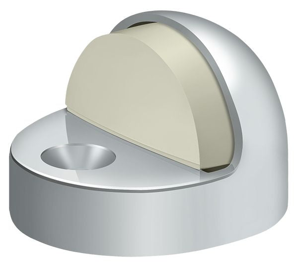 Deltana DSHP916U26 Dome Stop High Profile; Bright Chrome Finish