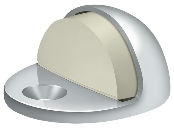 Deltana DSLP316U26 Dome Stop Low Profile; Bright Chrome Finish