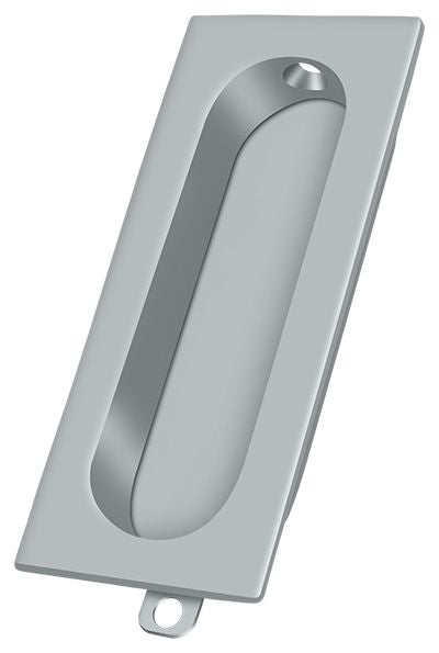 Deltana FP222U26D Flush Pull; Rectangle; 3-1/8" x 15/16"; Satin Chrome Finish