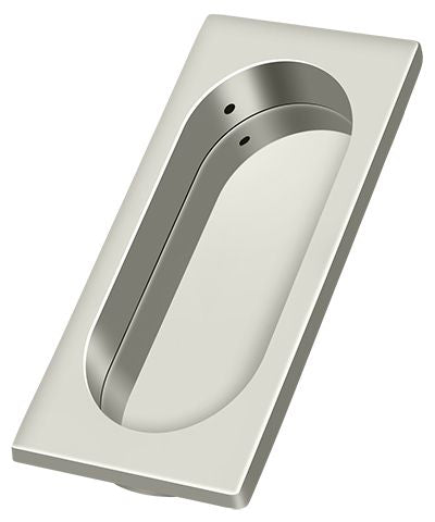 Deltana FP4134U14 Flush Pull; Large; 4" x 1-5/8" x 3/8"; Bright Nickel Finish