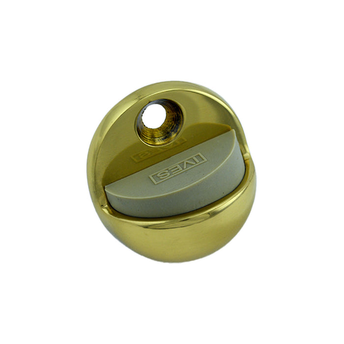 Ives Commercial FS4363 Solid Brass 1" Floor Dome Stop Bright Brass Finish