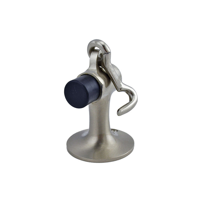 Ives Commercial FS44615 Solid Brass Floor Stop and Heavy Duty Holder with Masonry Mounting Satin Nickel Finish