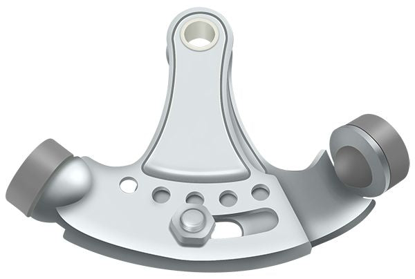 Deltana HPA69U26 Hinge Pin Stop; Hinge Mounted; Adjustable; Bright Chrome Finish