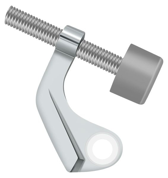 Deltana HPS88U26 Hinge Pin Stop; Hinge Mounted for Steel Hinge; Bright Chrome Finish