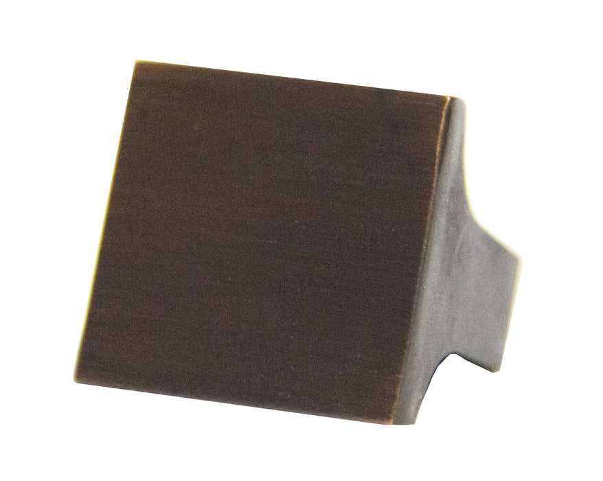 Pride Industrial K8312510B 1" Square Cabinet Knob Oil Rubbed Bronze Finish