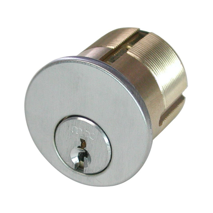 GMS M100D26D 1" Mortise Dummy Cylinder Satin Chrome Finish