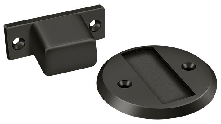 Deltana MDHF25U10B Magnetic Door Holder Flush 2-1/2" Diameter; Oil Rubbed Bronze Finish