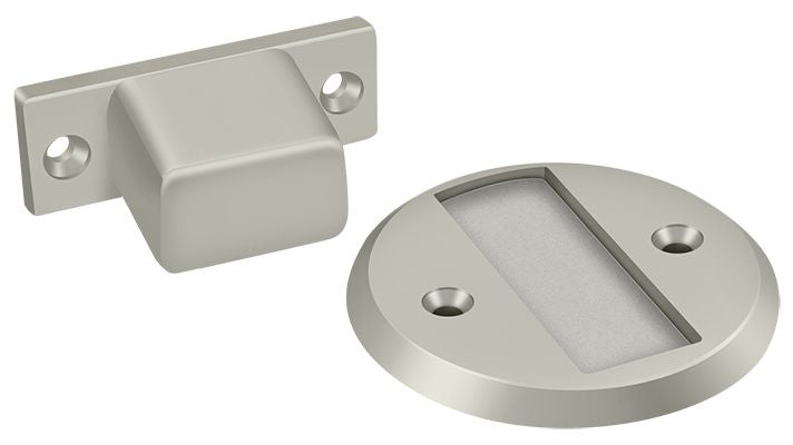 Deltana MDHF25U15 Magnetic Door Holder Flush 2-1/2" Diameter; Satin Nickel Finish