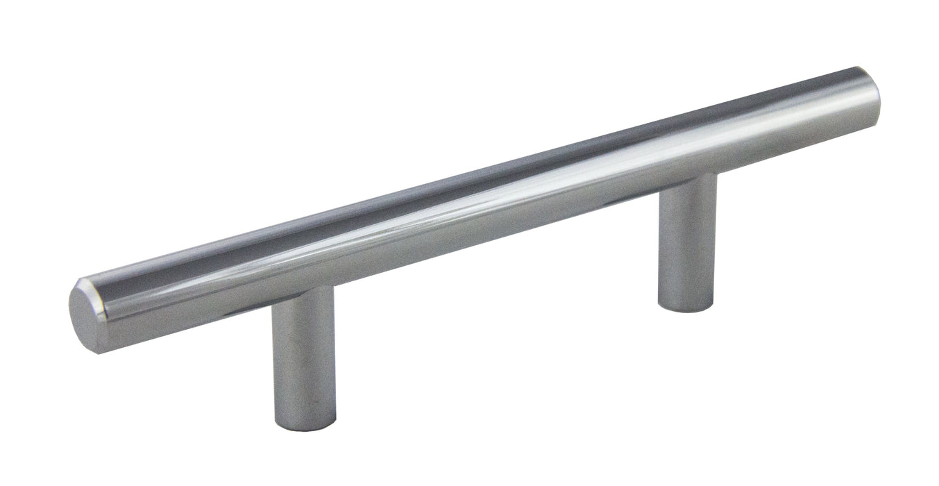 Pride Industrial P106PC 6" Bar Cabinet Pull with 3" Center to Center Polished Chrome Finish