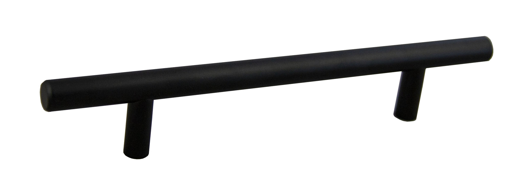 Pride Industrial P108BK 8" Bar Cabinet Pull with 5" Center to Center Matte Black Finish