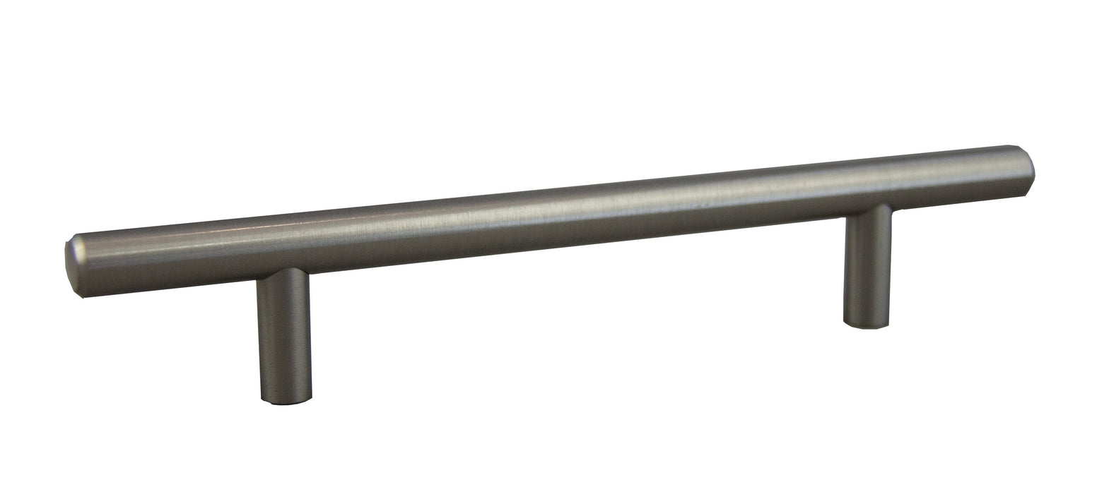 Pride Industrial P108SN 8" Bar Cabinet Pull with 5" Center to Center Satin Nickel Finish