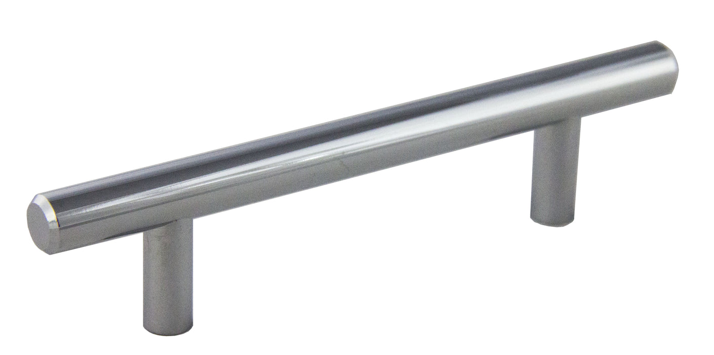 Pride Industrial P1096PC 6" Bar Cabinet Pull with 3-3/4" Center to Center Polished Chrome Finish