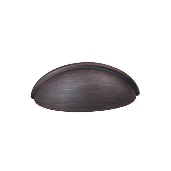 Pride Industrial P8298110B 3-1/2" Cup Cabinet Pull with 3" Center to Center Oil Rubbed Bronze Finish