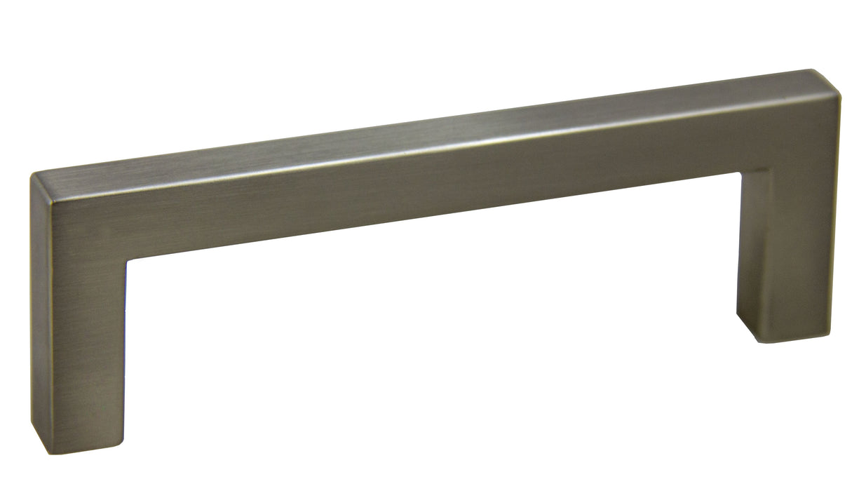 Pride Industrial P87226SN 4-1/4" Modern Square Cabinet Pull with 3-3/4" Center to Center Satin Nickel Finish