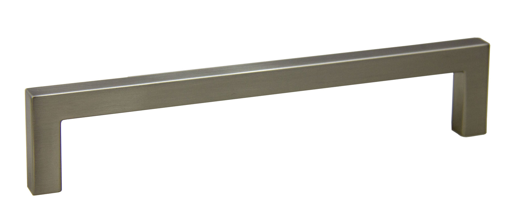 Pride Industrial P87228SN 6-3/8" Modern Square Cabinet Pull with 6-3/10" Center to Center Satin Nickel Finish