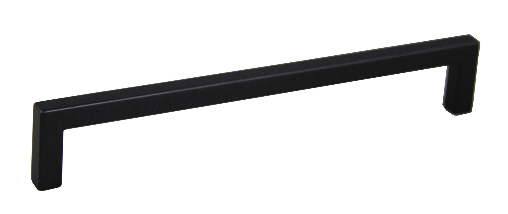 Pride Industrial P87229BK 8" Modern Square Cabinet Pull with 7-1/2" Center to Center Matte Black Finish