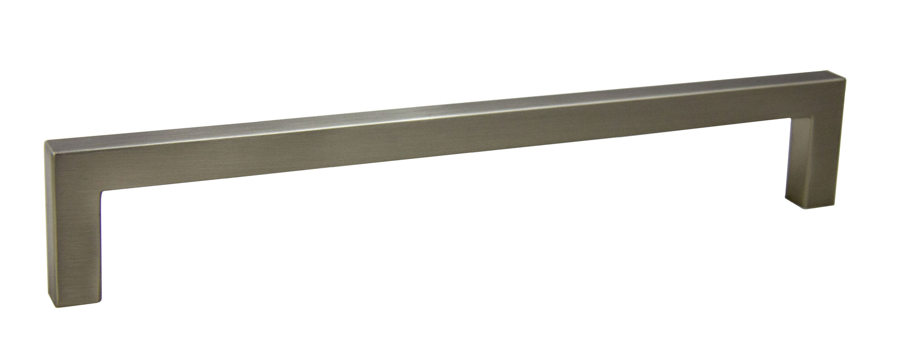 Pride Industrial P87229SN 8" Modern Square Cabinet Pull with 7-1/2" Center to Center Satin Nickel Finish