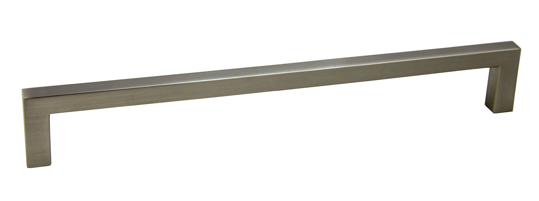 Pride Industrial P87300SN 9" Modern Square Cabinet Pull with 8-4/5" Center to Center Satin Nickel Finish