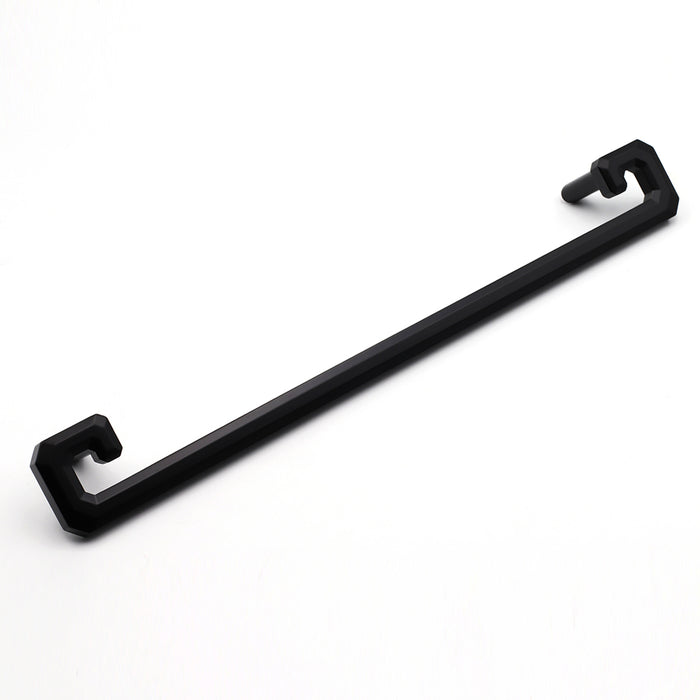 Pride Industrial PA57012BK 12" Center to Center Monaco Appliance Pull Matte Black Finish