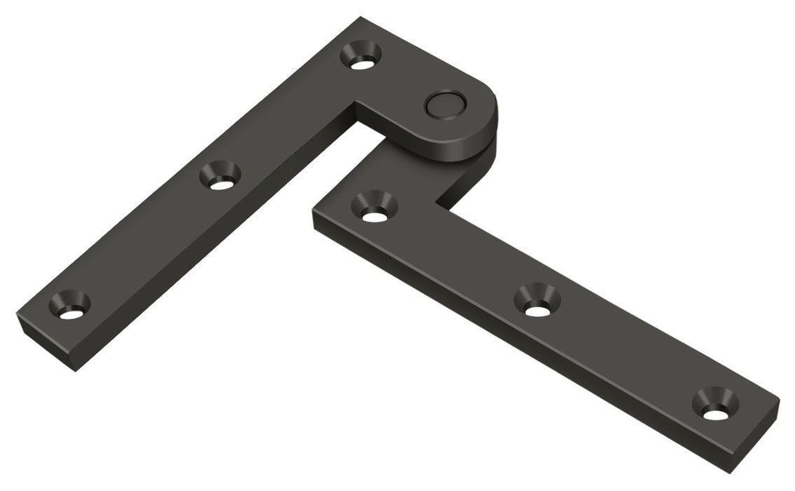 Deltana PH35U10B 3-7/8" x 5/8" x 1-5/8" Hinge; Oil Rubbed Bronze Finish