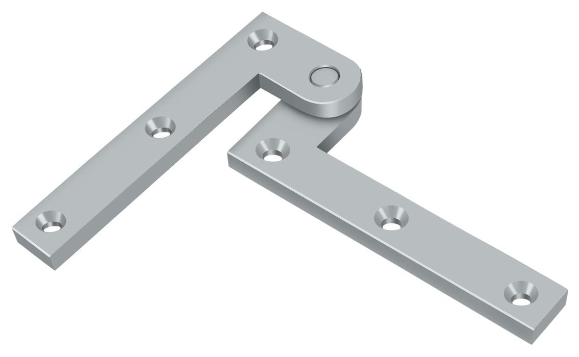 Deltana PH35U26D 3-7/8" x 5/8" x 1-5/8" Hinge; Satin Chrome Finish