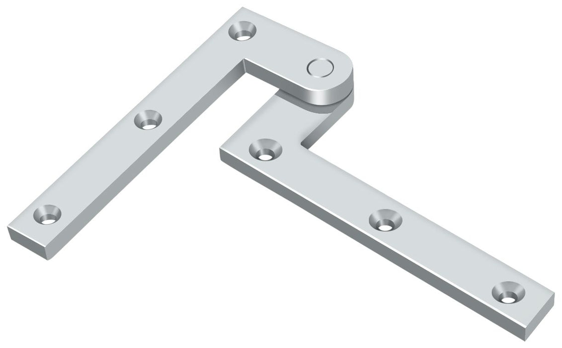 Deltana PH40U26 4-3/8" x 5/8" x 1-7/8" Hinge; Bright Chrome Finish