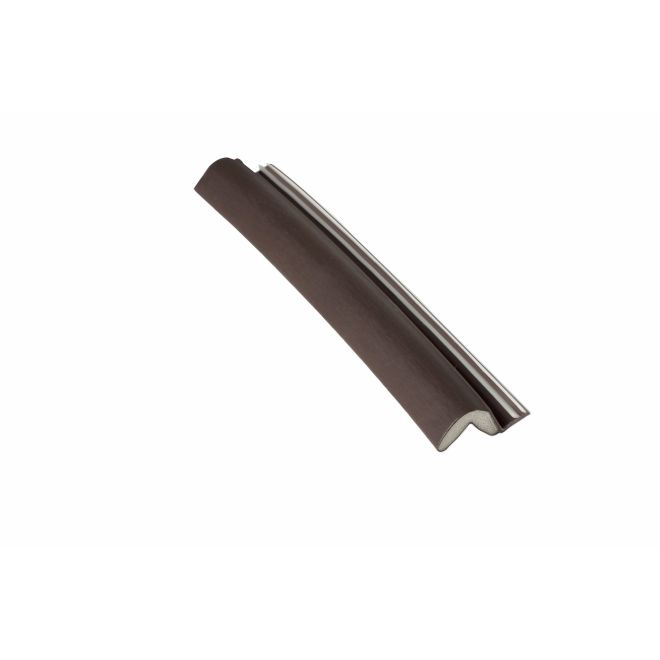 Pemko Q102D-85 85" (7' 1") Kerf-In Weatherstrip Dark Brown Finish