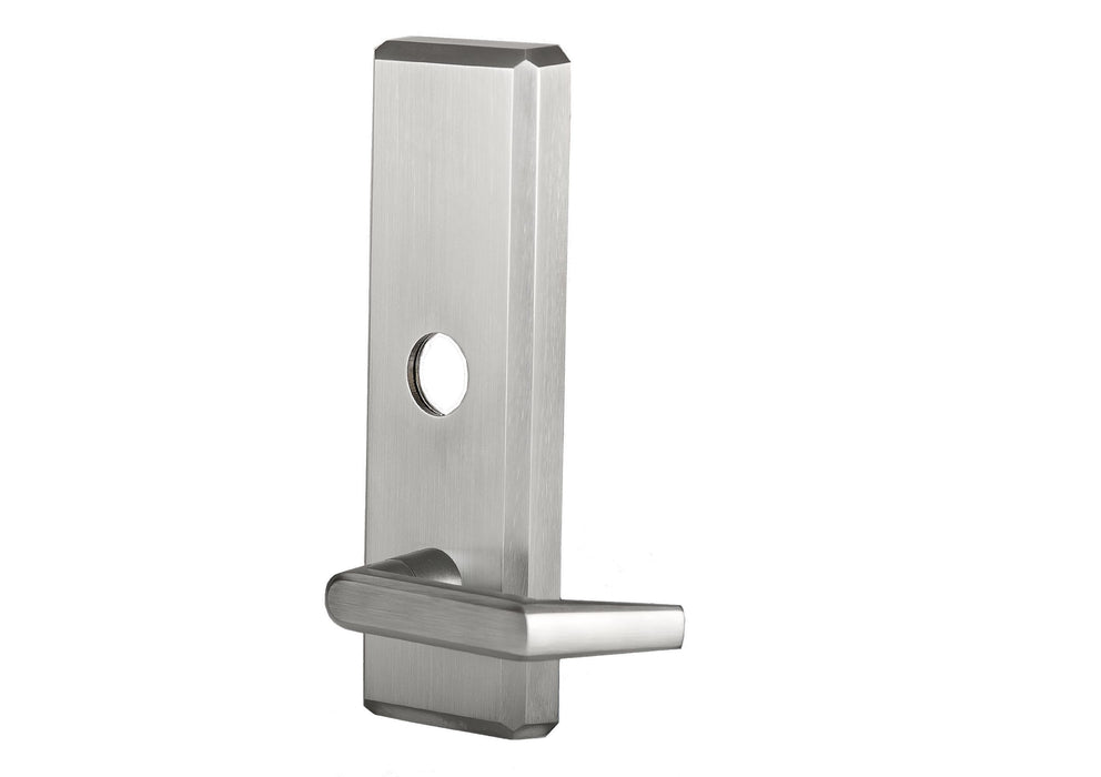 Dormakaba Commercial Hardware QET170E626LC Sierra Storeroom Escutcheon Lever Trim Satin Chrome Finish Less Cyinder