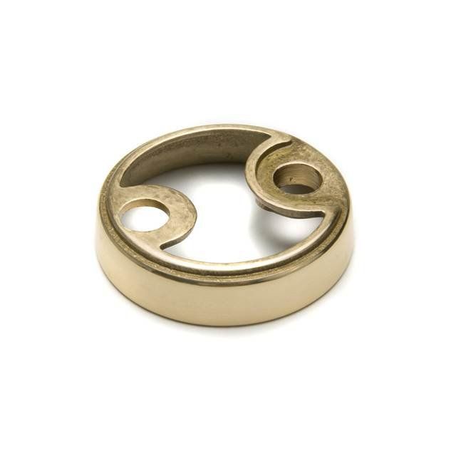 Ives Commercial R143 5/16" Riser for FS13 and FS17 Dome Stops Bright Brass Finish