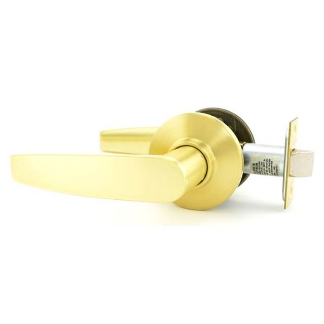 Schlage Commercial S10JUP606 S Series Passage Jupiter with 16-203 Latch 10-001 Strike Satin Brass Finish