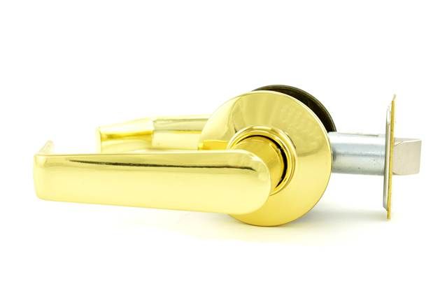 Schlage Commercial S10SAT605 S Series Passage Saturn with 16-203 Latch 10-001 Strike Bright Brass Finish