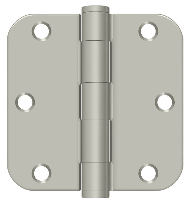 Deltana S35R5HD15 3-1/2" x 3-1/2" x 5/8" Radius Hinge; Heavy Duty; Satin Nickel Finish