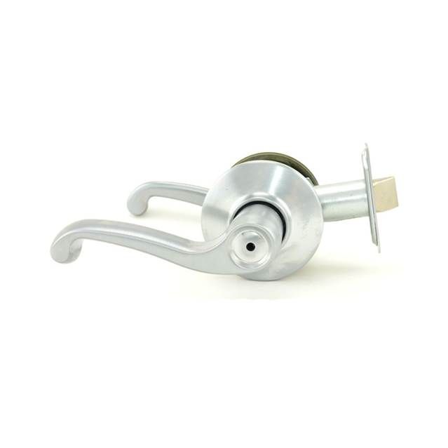 Schlage Commercial S40FLA626LH Left Hand S Series Privacy Flair with 16-203 Latch 10-001 Strike Satin Chrome Finish