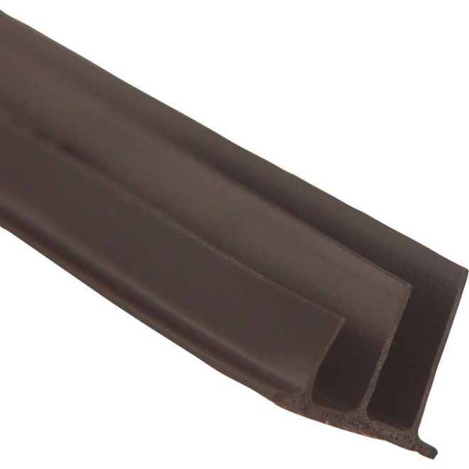 Pemko S773D17 204" (17') Adhesive Perimeter Gasketing Dark Brown Finish