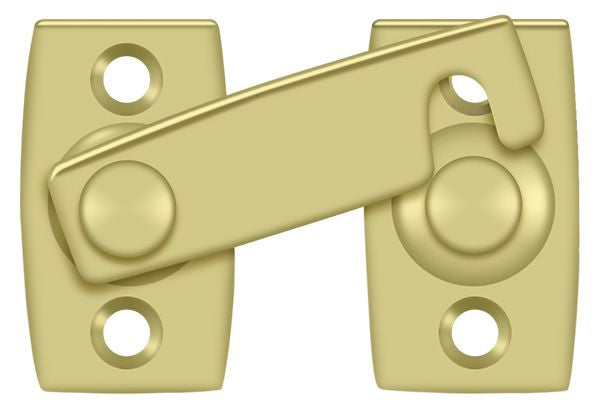 Deltana SB3178U3 Shutter Bar/Door Latch 7/8"; Bright Brass Finish