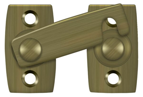 Deltana SB3178U5 Shutter Bar/Door Latch 7/8"; Antique Brass Finish