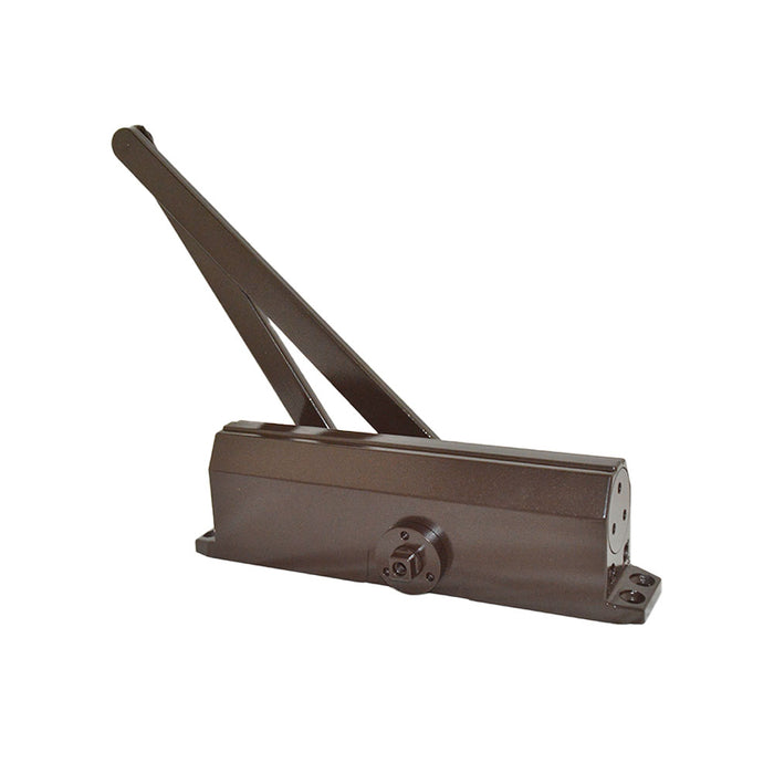 Falcon SC61ARWPADKB Light - Medium Duty Surface Door Closer With Regular Arm and Parallel Arm Bracket Dark Bronze Finish