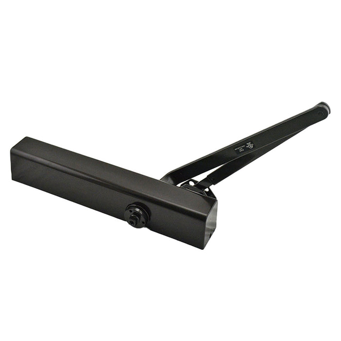 Falcon SC81ARWPADKB Medium Duty Surface Door Closer with Regular Arm with Parallel Arm Bracket Dark Bronze Finish