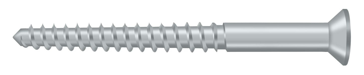 Deltana SCWB1225U26D Wood Screw; SB; #12 x 2-1/2"; Satin Chrome Finish