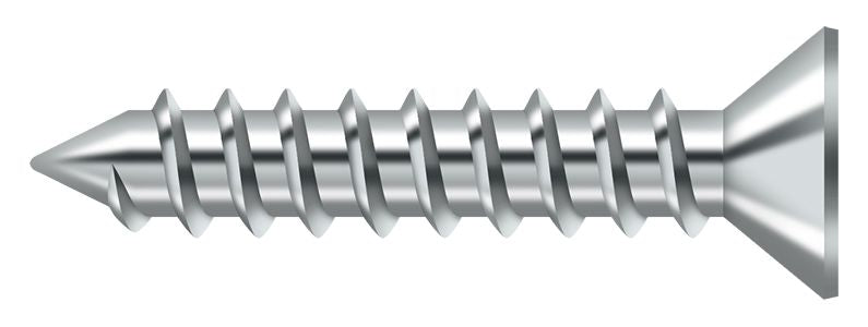 Deltana SCWS12125U26 Wood Screw; ST; #12 x 1-1/4"; Bright Chrome Finish