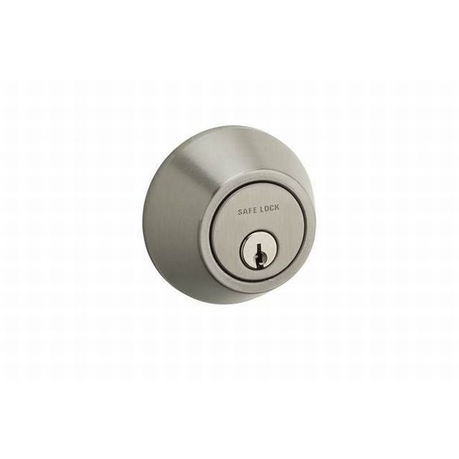 Safelock SD9100-15V1 Single Cylinder Deadbolt with RCAL Latch and RCS Strike with New Chassis Satin Nickel Finish