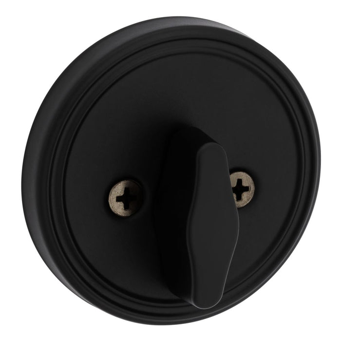 Safelock SD9300-514V1 One Sided Deadbolt with New Chassis with RCAL Latch and RCS Strike Matte Black Finish