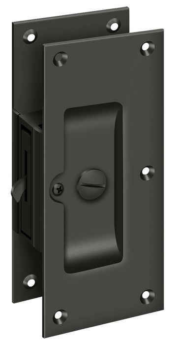 Deltana SDL60U10B Decorative Pocket Lock 6"; Privacy; Oil Rubbed Bronze Finish